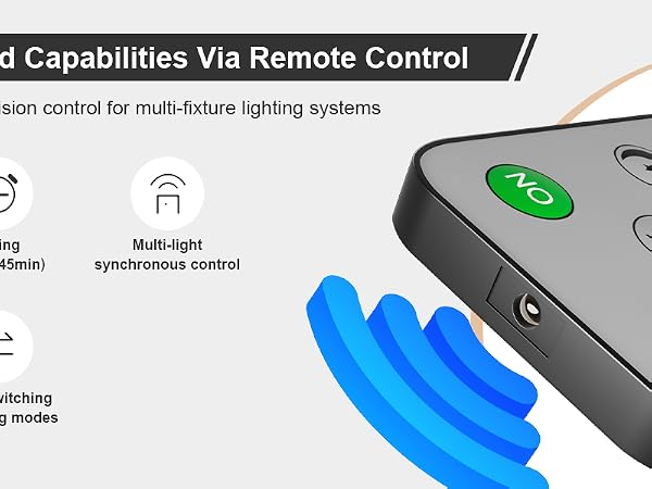 Under cabinet lighting remote control