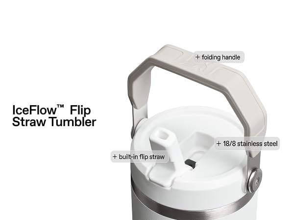 IceFlow Flip Straw Tumbler