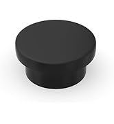 homdiy 20 Pack Black Kitchen Cabinet Knobs Round Dresser Drawer Knobs Matte Black Dresser Knobs f...