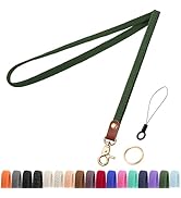 Fishent Stretchy Neck Keychain Lanyard, Badge Lanyards for Keys ID Badge Holder