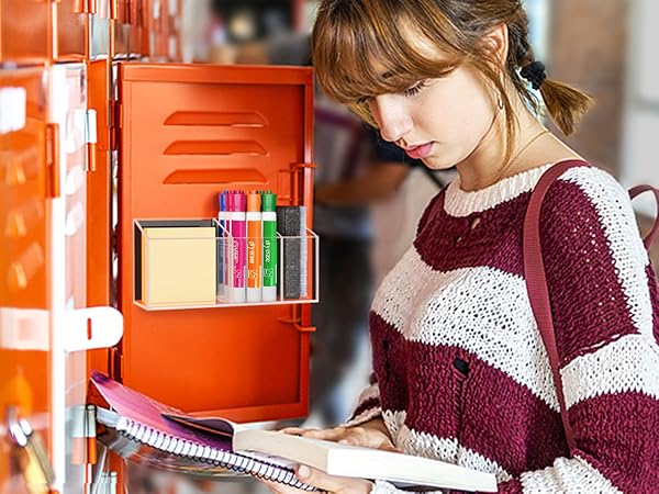 HBlife Acrylic Magnetic Dry Erase Marker Holder Wall Mount