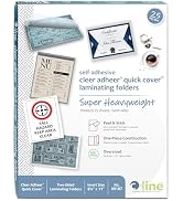 C-Line Quick Cover Laminating Pockets, 12 Mil, 9.13" X 11.5", Gloss Clear, 25/Box