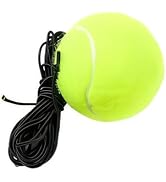 Mozff Tennis Training Ball with String,Tennis Trainer Balls Self Practice, Tennis Ball Training E...