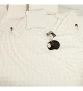 VELLUBAM Faux Rabbit Fur Bubble Queen Size Heated Blanket White - Fluffy Thick Electric Blanket Q...