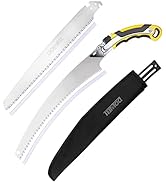 DOWELL 14-inch Curved Pruning Saw Hand Saw Gardening Tree Trimming Saw Cutting Tool Japanese Styl...