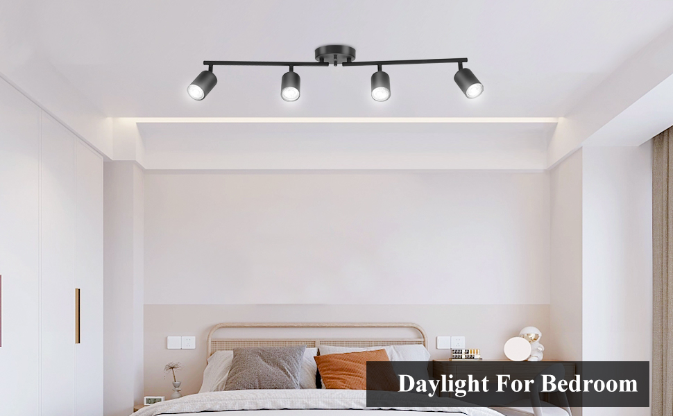 BoostArea LED 4 Light Track Lighting Kit