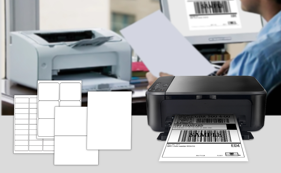 Shipping Address Labels for Laser & Inkjet Printers