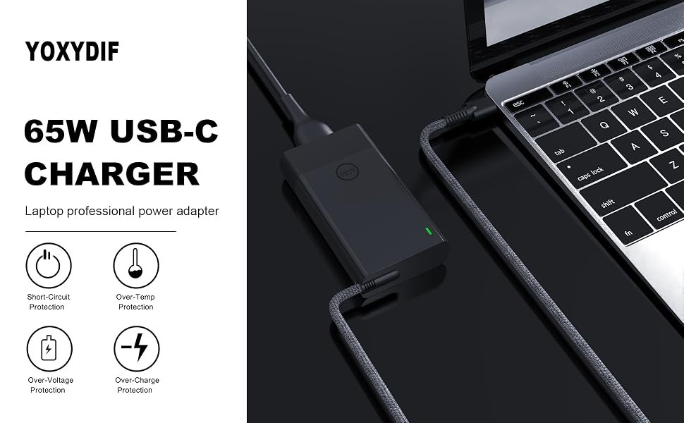 65w usb c laptop charger