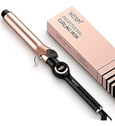Curling Iron 1 1/4 Inch Barrel, Long Barrel Curling Wand for Hair, Ceramic Tourmaline Hair Curlin...