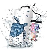 Waterproof Dry Bag,Roll Top Sea Turtle Coral Starfish Waterproof Backpack 5L/10L/20L Floating and...
