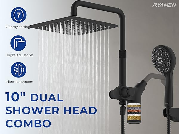 DUAL SHOWER HEAD COMBO