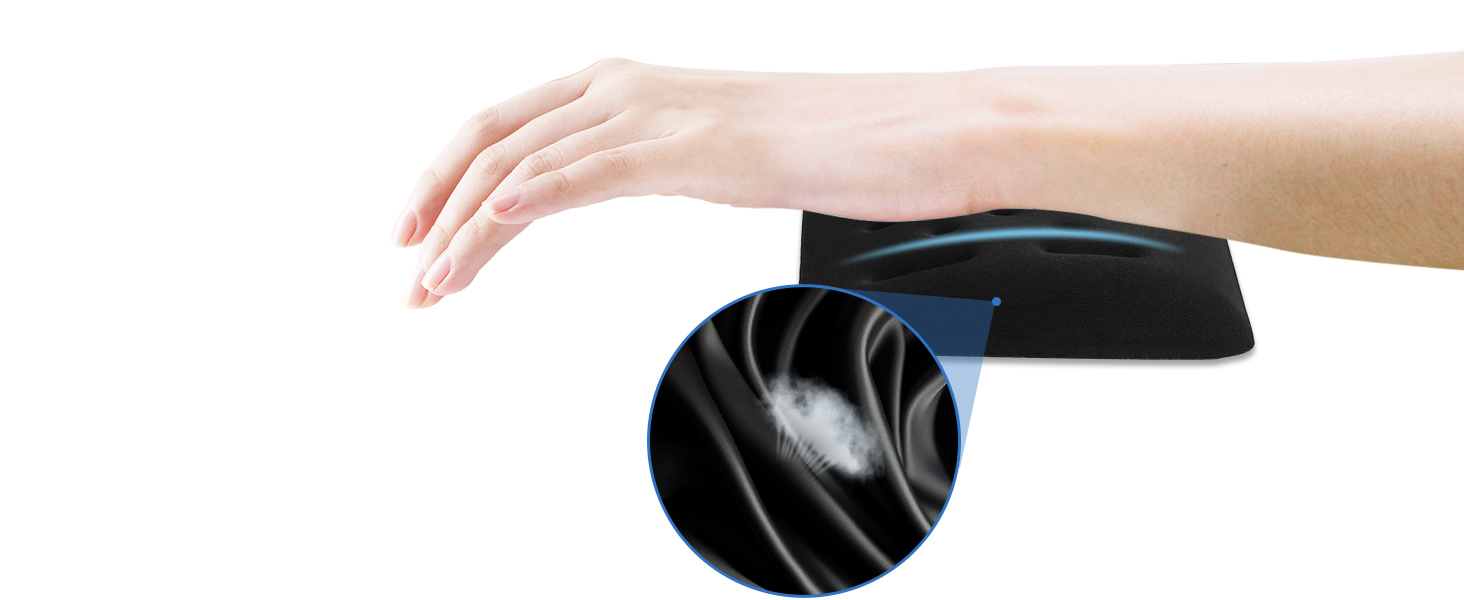 wrist support for laptop keyboard