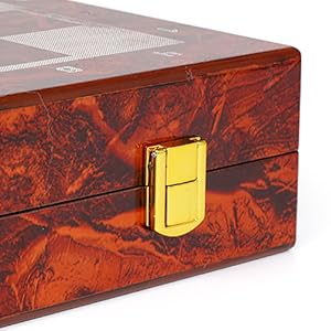 Large Egyptian Metal Chess Set for Adults
