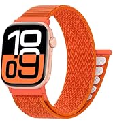 Nylon Sport Loop Band Compatible with Apple Watch Bands 38mm 40mm 41mm 42mm 44mm 45mm 46mm 49mm, ...