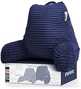 Reading Pillow – Back Pillow for Sitting in Bed, Plush Bed Chair Pillow, Standard Adult Bed Rest ...