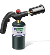 Semlos Propane Torch, Premium Metal Large Torch, Refillable Blow Torch Lighter with Adjustable & ...