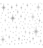 Retro Starburst Wall Decals Star Wall Stickers Atomic Star Wall Decals Geometric Wall Decor Moder...