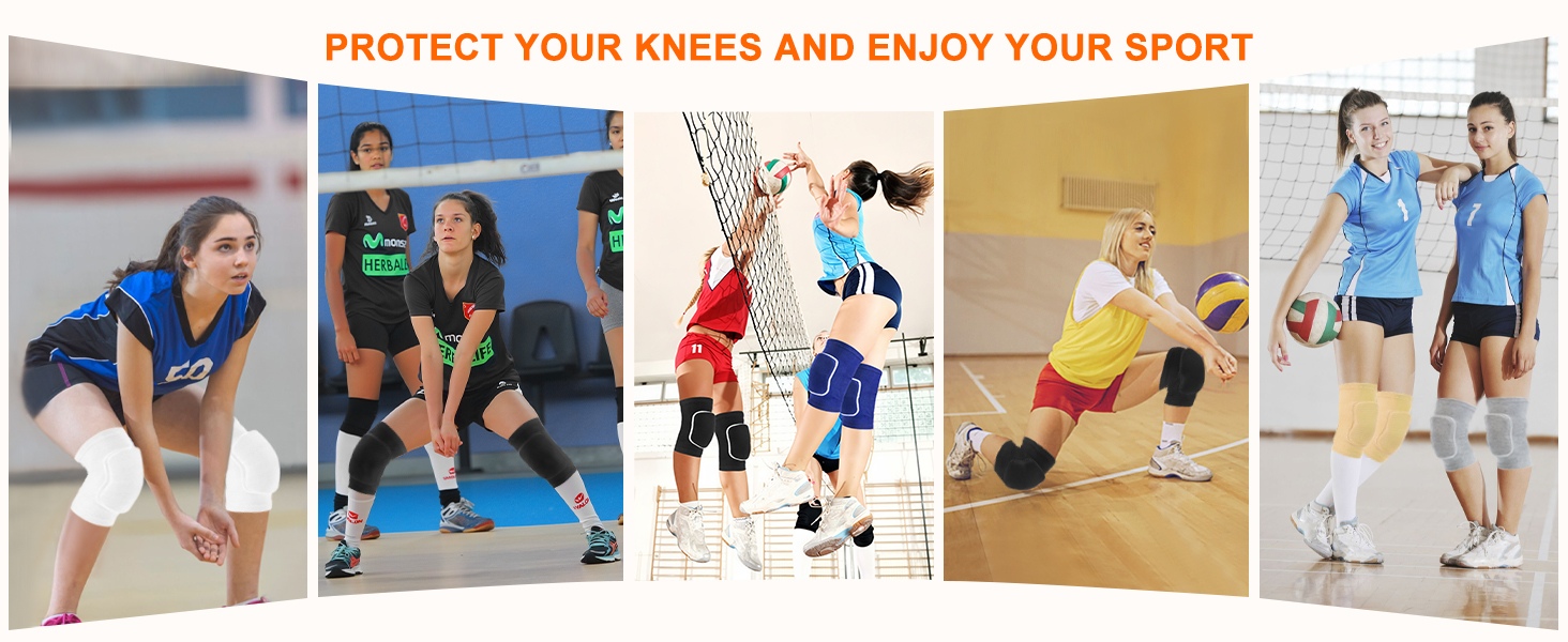 girls volleyball knee pads