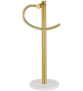 AGKXHDEC Modern Hand Towel Holder Stand, Freestanding Design with Marble Base,Good Decorating and...