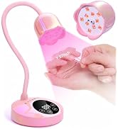 Makartt Cordless Mini UV LED Nail Lamp, 10s Flash Cure Nail Lamp for Gel Polish, 30mW/cm² Recharg...