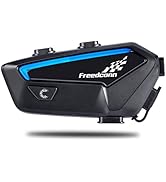 FreedConn Motorcycle Bluetooth Headset FX 2-10 Riders Up to 1500M Motorcycle Communication System...