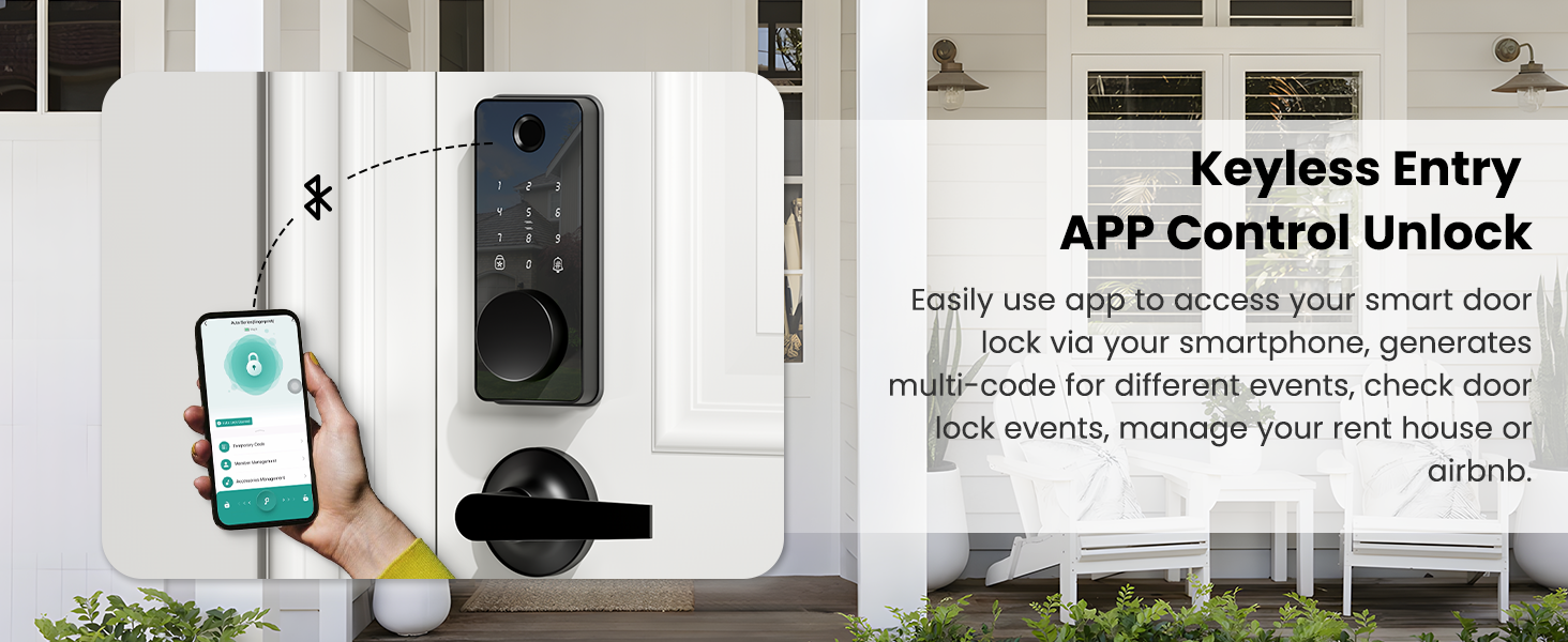keyless entry door lock