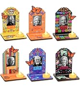 Antenda Dia De Los Muertos Decorations Day of The Dead Altar 12 Picture Frames Kit Decor with Can...