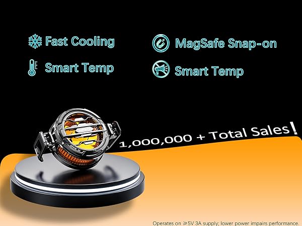 magnetic phone cooler