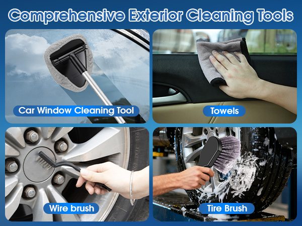 comprehensive exterior cleaning tool