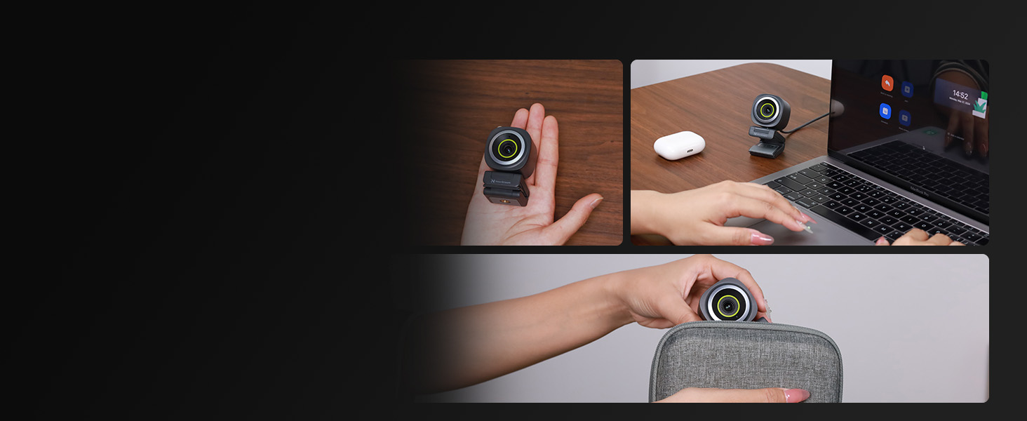 4k webcam with microphone