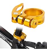 PSLER Bike Seat Post Clamp Bicycle Quick Release Seatpost for Mountain Tube Bike 28.6mm MTB Bike ...