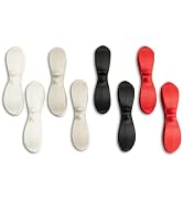 CORDSY Cord Wrap for Appliances, 8 Pack, 2 White, 2 Eggshell, 2 Black and 2 Red, Premium Silicone...