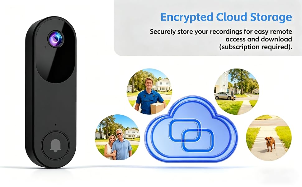 wireless video doorbell front door alarm wireless doorbell camera