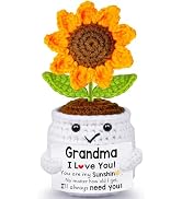 Qunland Gifts for Grandma, Mothers Day Easter Grandma Gifts from Grandkids, Handmade Crochet Mini...