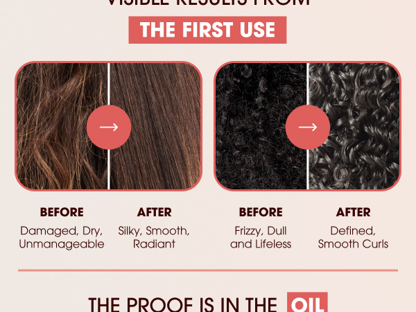 argan oil results before after