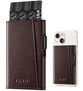 VULKIT Magnetic Phone Wallet For MagSafe, Slim Pop Up Card Holder RFID Blocking, For iPhone 15/14...