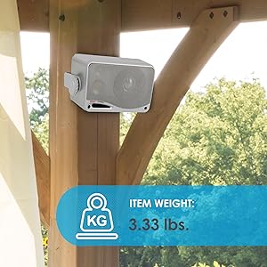 outdoor speakers;speaker;weather proof grill cover;waterproof speaker;stearo speakers;wall speaker