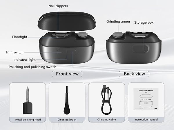 Electric Nail Clippers with Polisher