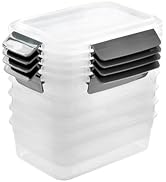 YORY BPA Free nestable food storage containers with lids extra thick leftover meal prep Lunch air...