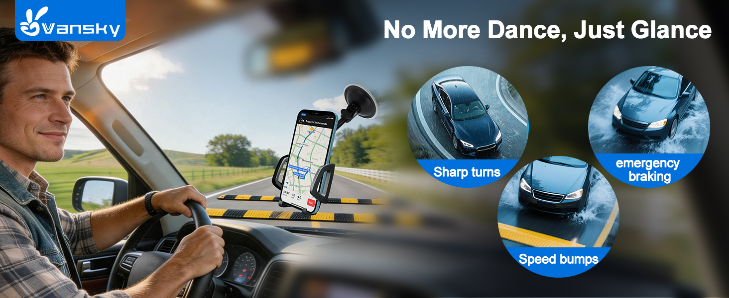 Stable Car Phone Holder