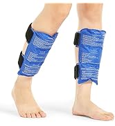 BODYPROX Shin Splint Ice Pack 2 Pack - Reusable Shin Cold and Hot Wrap for Shin Splints Pain Reli...