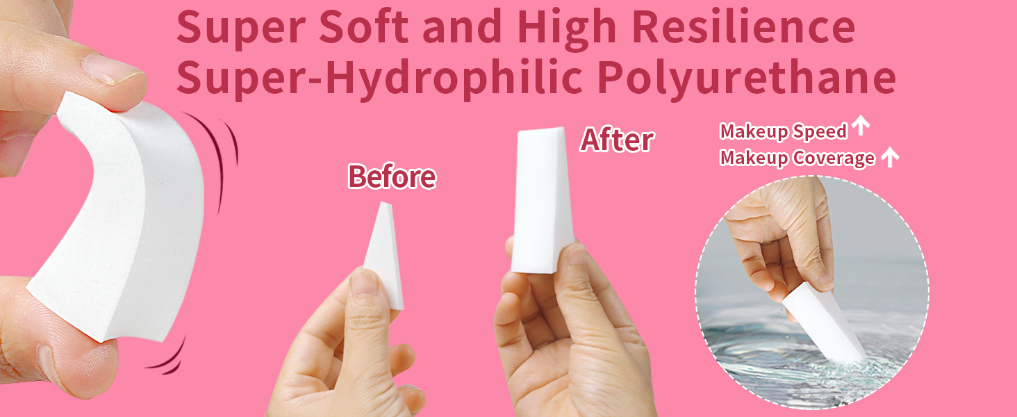 Super Soft and High Resilience,Super-Hydrophilic Polyurethane After