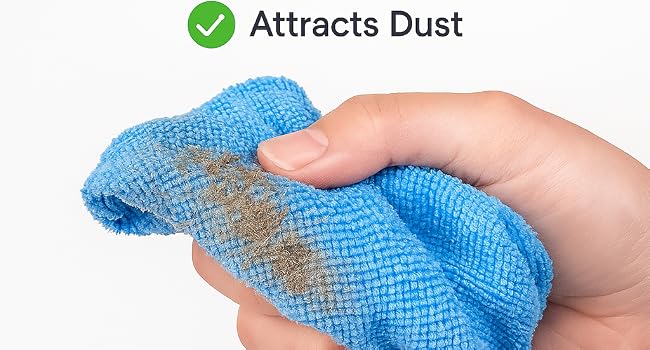Effectively Captures Dust Microfiber Towels Rags