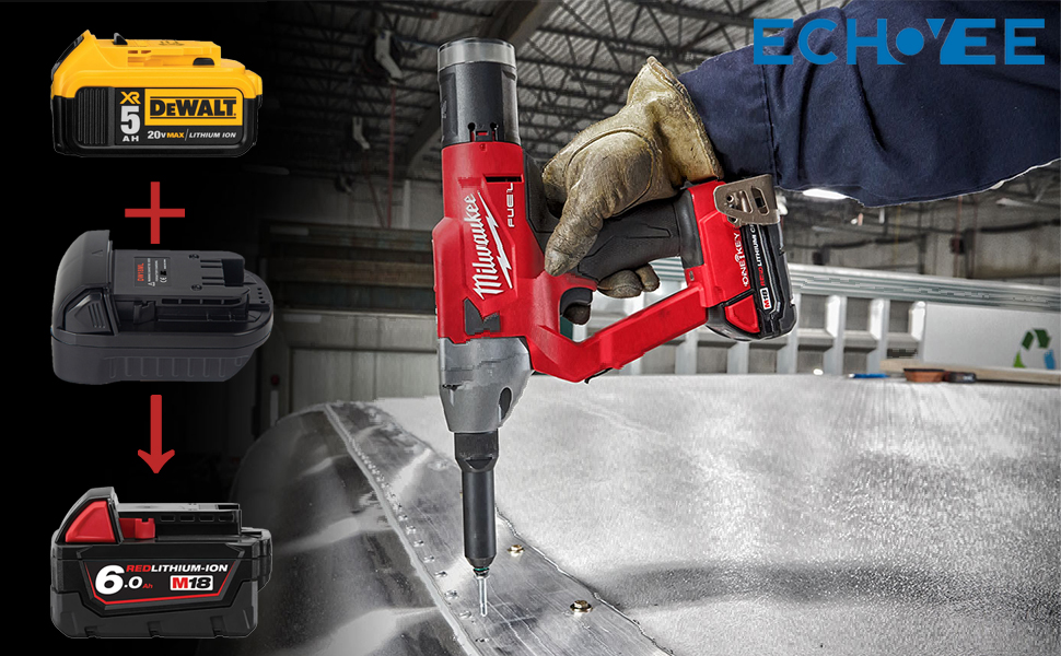 dewalt to milwaukee battery adapter