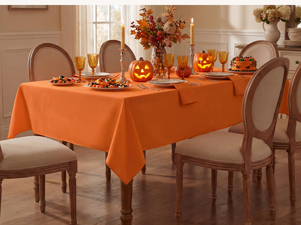Halloween, Fall, Orange, Tablecloths