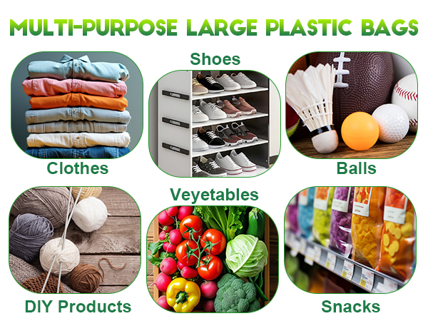 MULTI-PURPOSE LARGE PLASTIC BAGS