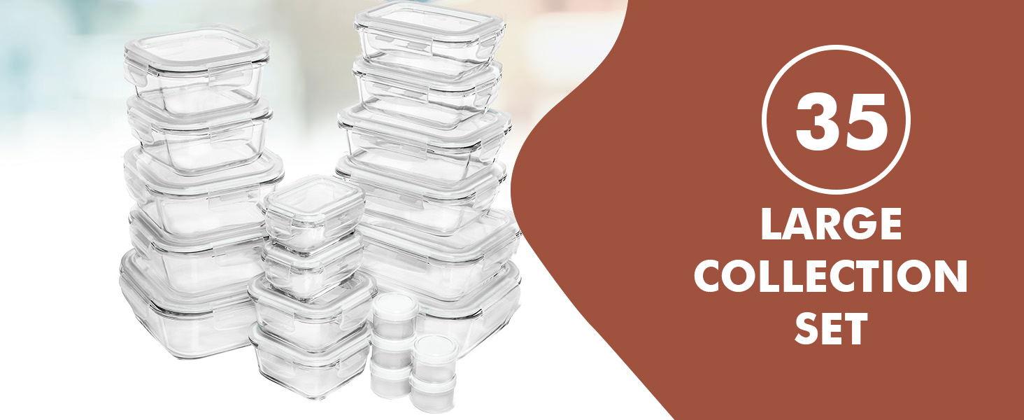 +Razab Meal Prep Containers with Lids Glass+; +Razab Large Food Storage Containers+