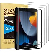 SPARIN (3 Pack) Screen Protector compatible with iPad 9th 8th 7th Generation, Tempered Glass comp...