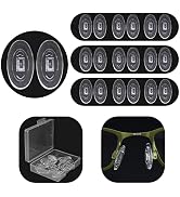 SMARTTOP Push-in Eyeglass Nose Pads 10pairs Soft Silicone Eyeglasses Replacement Nose Piece Anti-...