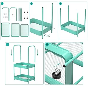 Metal Rolling Cart